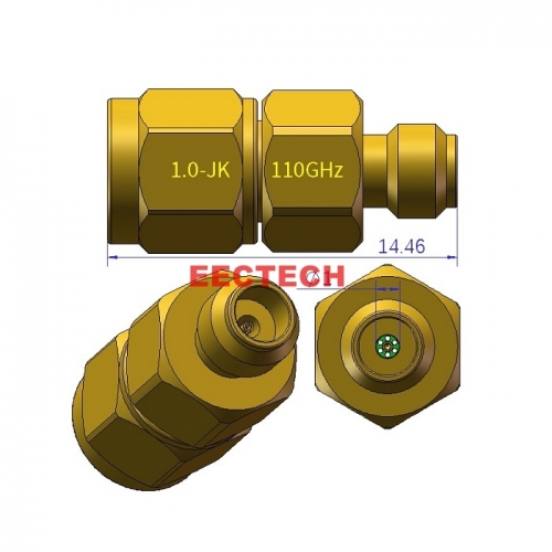 1.0-JK Coaxial converter, 1.0 series adapter, EECTECH