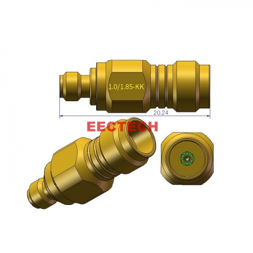 1.0/1.85-KK Coaxial converter, 1.0/1.85 Coaxial adapter series, EECTECH