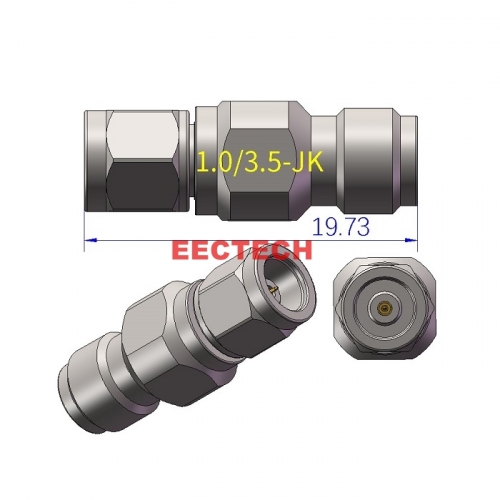 1.0/3.5-JK Coaxial converter, 1.0/3.5 series adapter, EECTECH