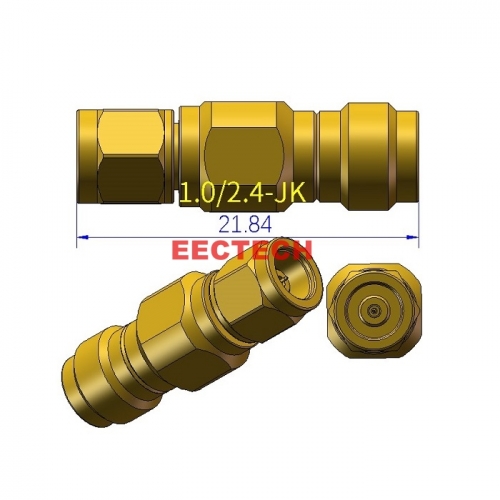 1.0/2.4-JK Coaxial converter, 1.0/2.4 Coaxial adapter series, EECTECH