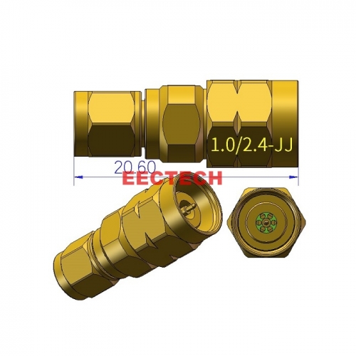 1.0/2.4-JJ Coaxial converter, 1.0/2.4 Coaxial adapter series, EECTECH