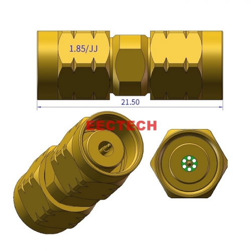 1.85-JJ Coaxial converter, 1.85 series converters,  EECTECH