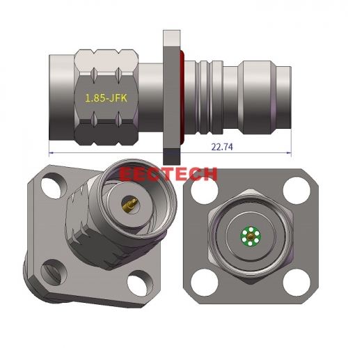 1.85-JFK Coaxial adapters, 1.85 series Coaxial adapters,  EECTECH