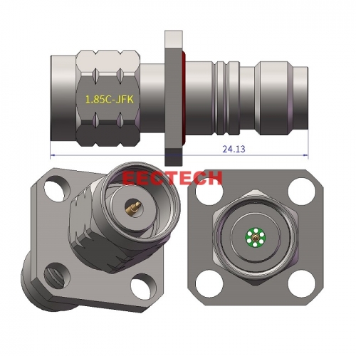 1.85C-JFK Coaxial adapters, 1.85 series Coaxial adapters,  EECTECH