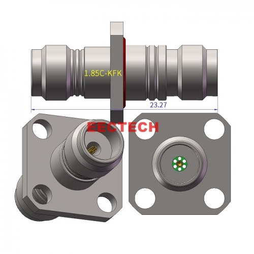 1.85C-KFK Coaxial adapters, 1.85 series Coaxial adapters,  EECTECH