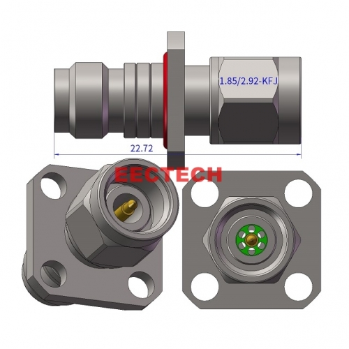 1.85/2.92-KFJ Coaxial adapter, 1.85/2.92 series Coaxial adapter, EECTECH