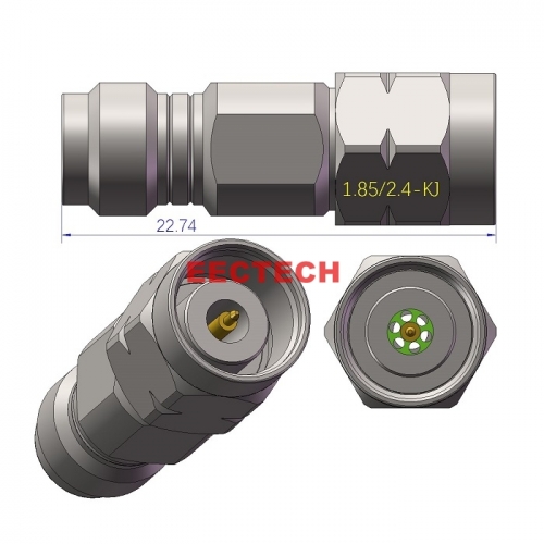 1.85/2.4-KJ Coaxial adapters, 1.85/2.4 series Coaxial adapters,  EECTECH