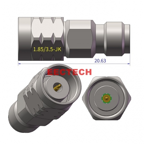 1.85/3.5-JK Coaxial converter, 1.85/3.5 series converters, EECTECH