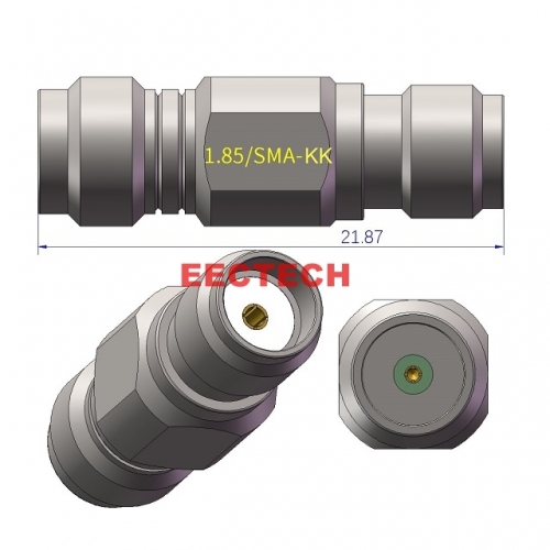 1.85/SMA-KK Coaxial converter, 1.85/SMA series converters, EECTECH