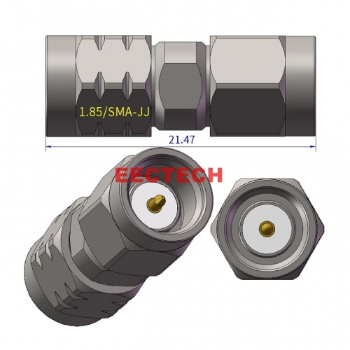 1.85/SMA-JJ Coaxial converter, 1.85/SMA series converters, EECTECH