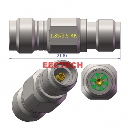 1.85/3.5-KK Coaxial converter, 1.85/3.5 series converters, EECTECH