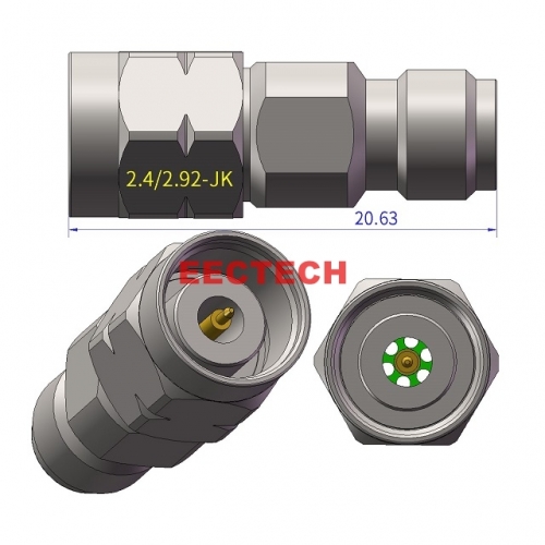 2.4/2.92-JK Coaxial converter, 2.4/2.92 series converters,  EECTECH