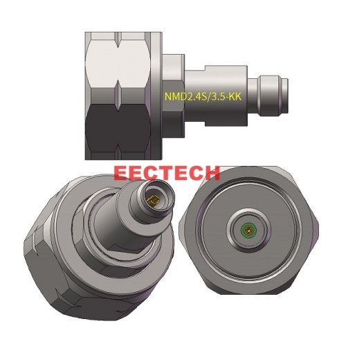 NMD2.4S/3.5-KK Dedicated converter for VNA cable assemblies, NMD2.4S series converter, EECTECH