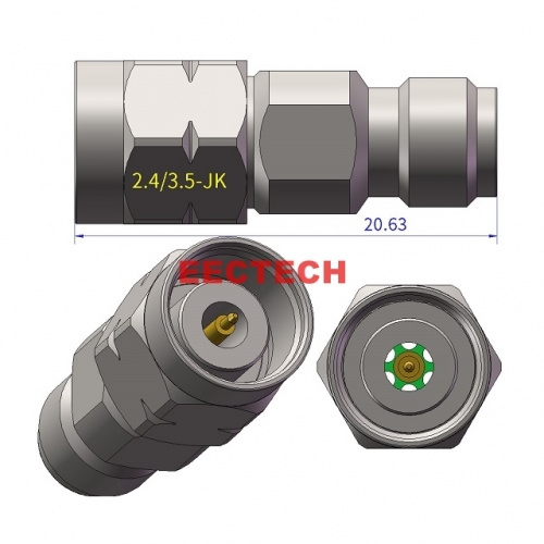 2.4/3.5-JK Coaxial converter, 2.4/3.5 series converters,  EECTECH