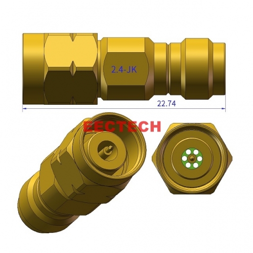 2.4-JK Coaxial converter, 2.4 series converters,  EECTECH