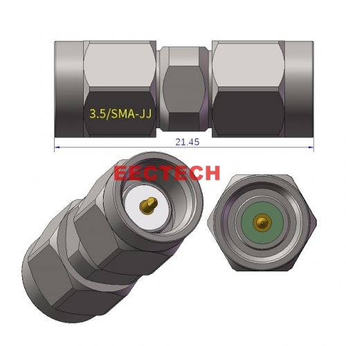 3.5/SMA-JJ Coaxial adapter, 3.5/SMA series converters,  EECTECH