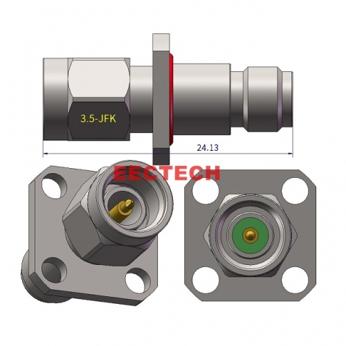 3.5-JFK Coaxial adapter, 3.5 series converters,  EECTECH