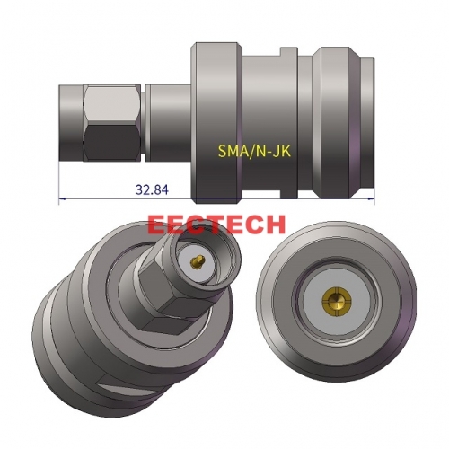 SMA/N-JK Coaxial adapter, SMA/N series converter,  EECTECH