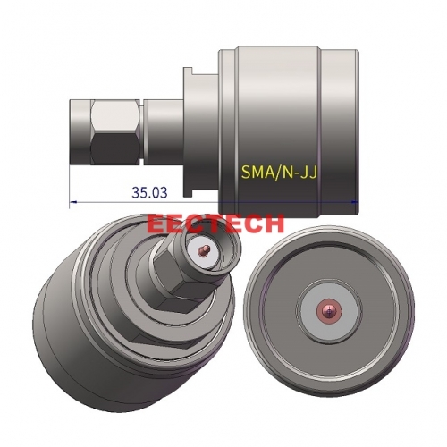 SMA/N-JJ Coaxial adapter, SMA/N series converter,  EECTECH