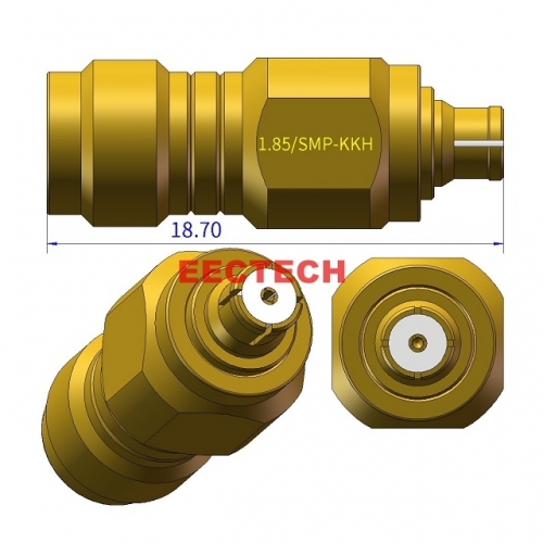 1.85/SMP-KK Coaxial adapter, 1.85/SMP Series Converter, EECTECH