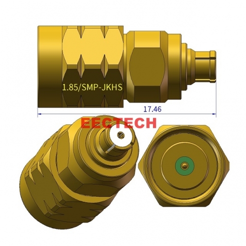 1.85/SMP-JKS Coaxial adapter, For Light Distribution Hole, 1.85/SMP Series Converter, EECTECH