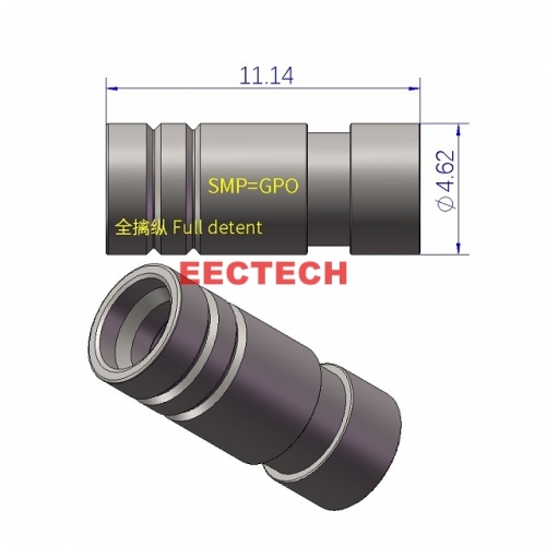 SMPM1CL-40F Coaxial Fixed Load, SMP coaxial fixed load, EECTECH