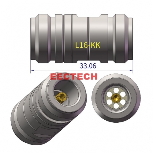 L16-KK Coaxial adapter, N/16 &amp; L16/L16 series converters, EECTECH