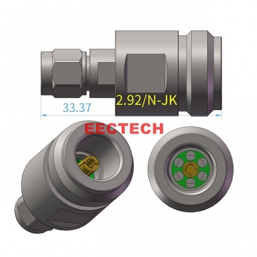 2.92/N-JK Coaxial adapter, 1.85,2.4,2.92,3.5J/N series converters, EECTECH