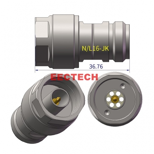 N/L16-JK Coaxial adapter, N/16 &amp; L16/L16 series converters, EECTECH