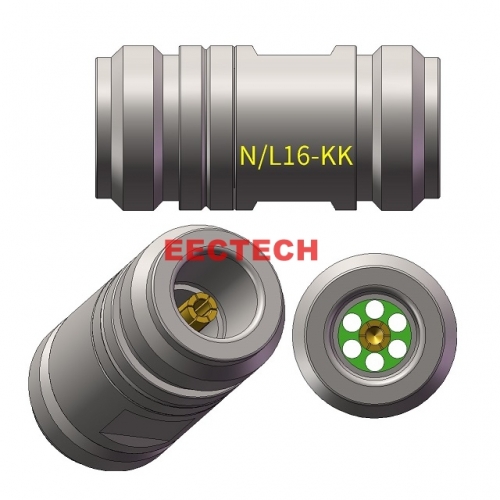 N/L16-KK Coaxial adapter, N/16 &amp; L16/L16 series converters, EECTECH