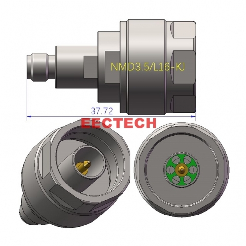 NMD3.5/L16-KJ Coaxial adapter, for VNA cable assembly, NMD1.85,2.4,2.92,3.5K/L16 series converters, EECTECH