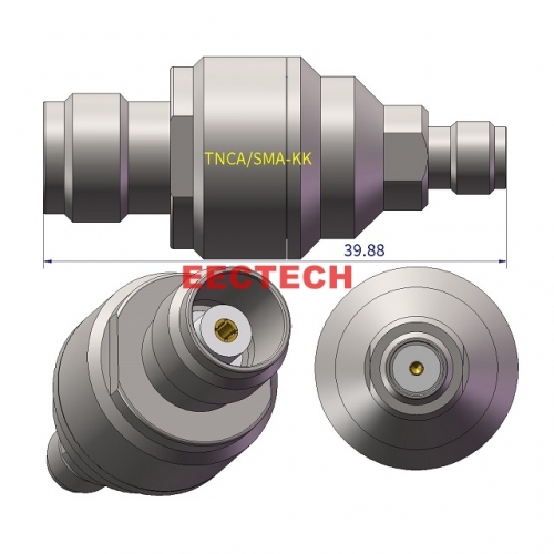 TNCA/SMA-KK Coaxial adapter, TNCA/SMA series converters, EECTECH