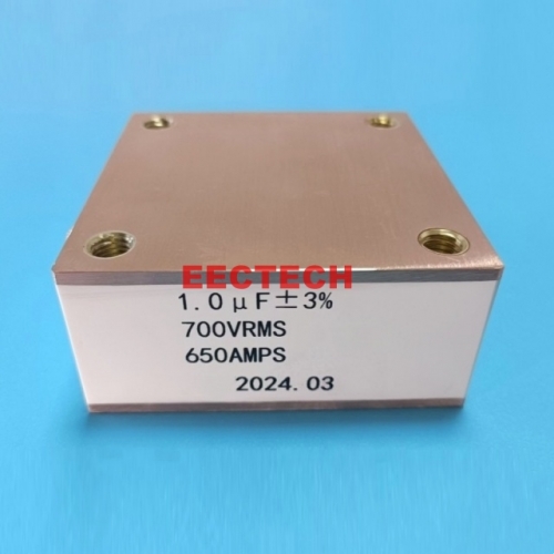 CBB90B, 1.0uF, 600V/700V, 650A solid state high frequency film capacitor 1uF