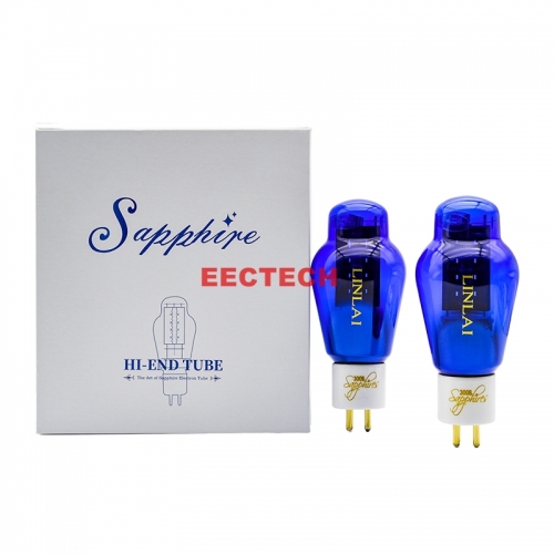 LINLAI sapphire 300B vacuum tube,Lin Lai sapphire tube series,audio tube,hifi audio tube (one Pair )