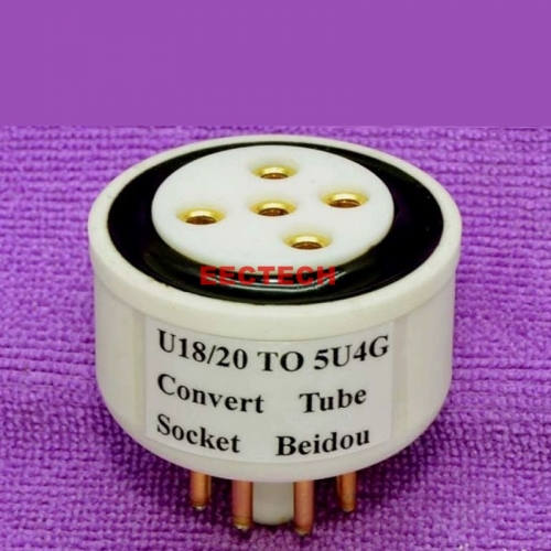 U18,20 to 5U4G tube conversion base,convert socket