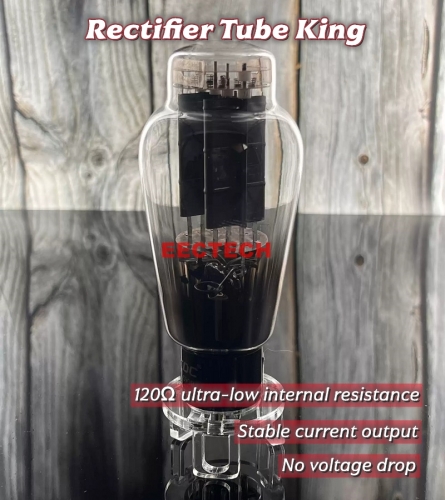 GKDC 590B High Power Vacuum Rectifier Tube, Equivalent to 274B 5U4G 5Z3, Superior to Shuguang GZ480 for Tube Amplifier (1 Piece)