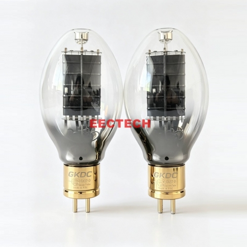 GKDC GK57-D Carbonized Plate Vacuum Tube, Direct Replacement for 300B / 4300B / VV32B, CT Grade Ultra-High Vacuum Hi-Fi Audio Triode for Single-Ended 