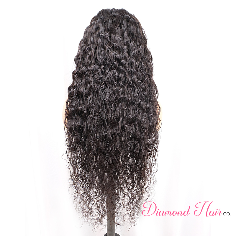 Water Wave HD Lace  5x5 Closure Wig & 13x4 13x6 Full Frontal Wig 200% Density Mink Brazilian Diamond Virgin Hair