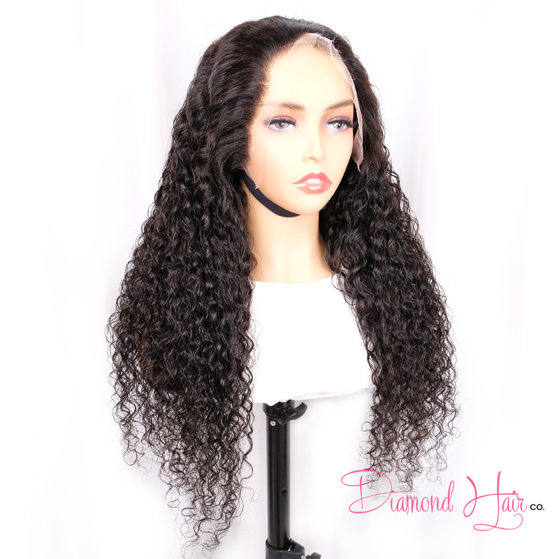 Italian Curly Lace 5x5 Closure Wig 13x4 13x6 Full Frontal Wig 200% Density Mink Brazilian Diamond Virgin Hair