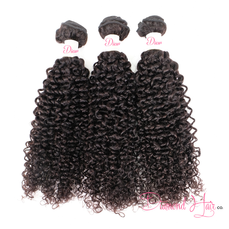 3 Bundle Deals Deep Curly Mink Brazilian Diamond Virgin Hair