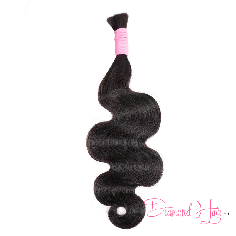 10A Color #1B Body Wave Bulk Hair Raw Vietnamese Hair Cabelo Humano Brasileiro Ondulado 45-75cm