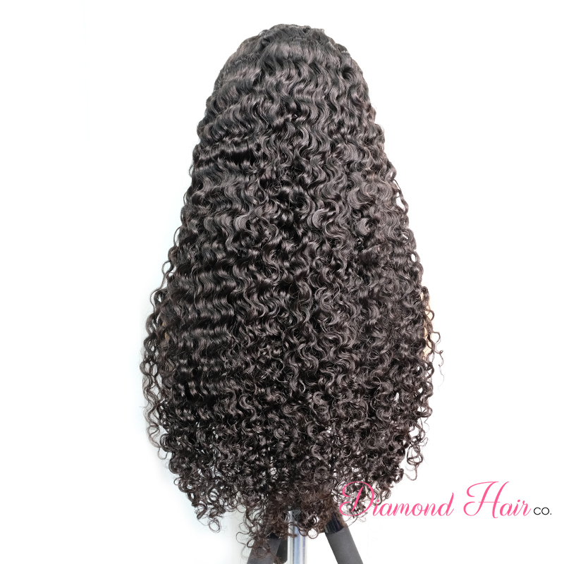 Burmese Curly 4x4 5x5 Closure Wig 13x4 13x6 Full Frontal Wig 200% Density Mink Brazilian Diamond Virgin Hair