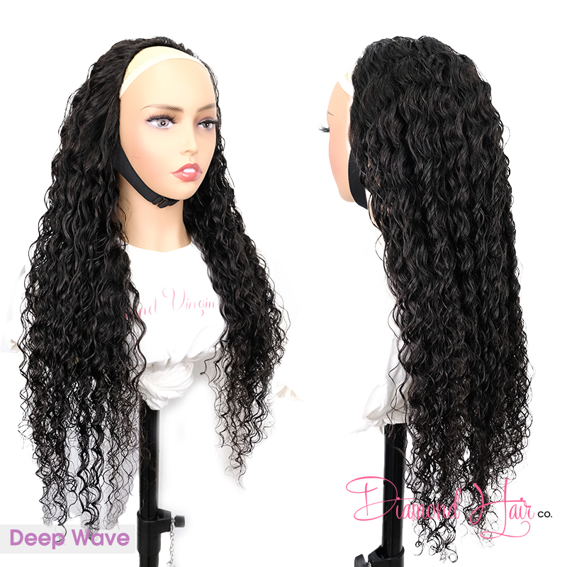 Half Wig 100% RAW Human Hair