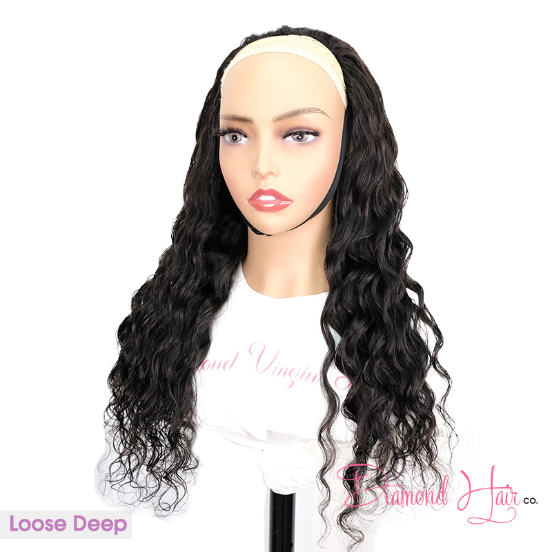 Half Wig 100% RAW Human Hair