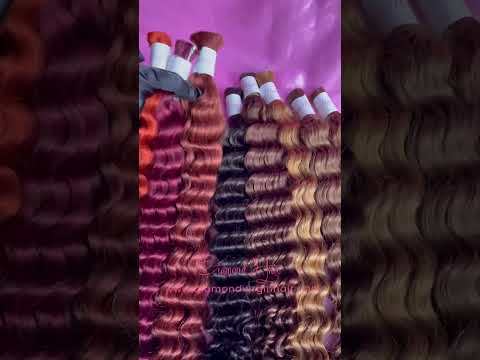 Bulk Hair Deep Wave #4 #27 #613 Color（100g/pc）