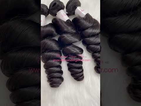 Loose Wave 3 Bundle Deals Unprocessed 100% Human Raw Hair