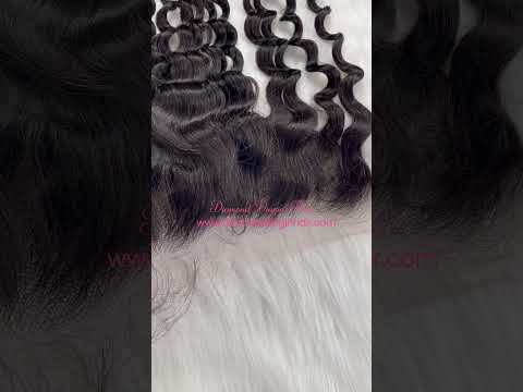 5x5 Lace Closure and 13x4 Lace Frontal Mink Brazilian Raw Hair
