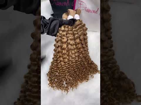 Deep Curly Braiding Hair #1 #2 #4 #27 #30 #613 #350 #99j Color (100g/pc)