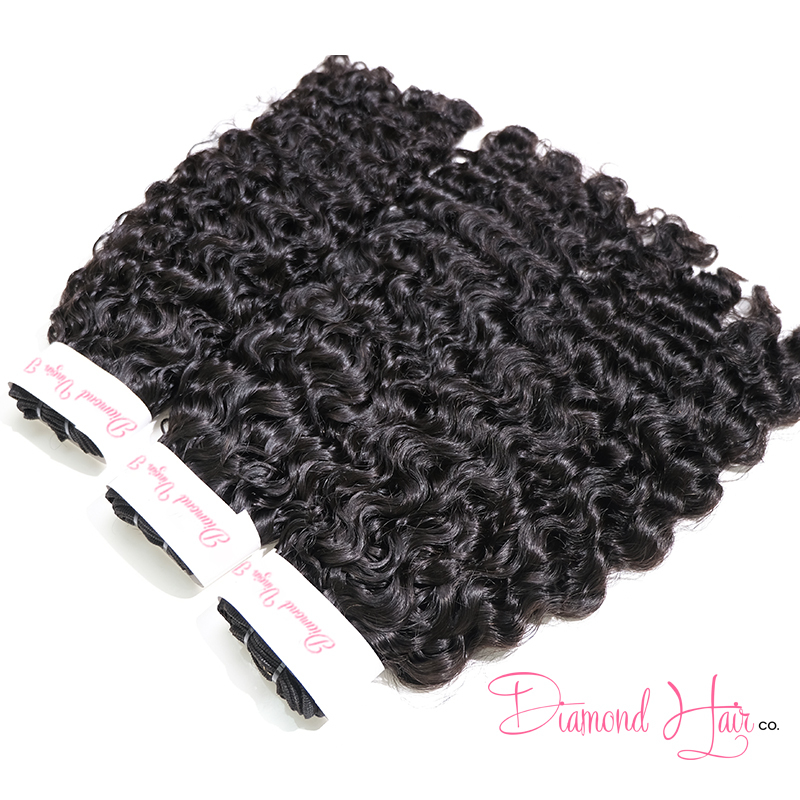 Burmese Curly Hair 3 Bundle Deals Mink Brazilian 100% Human Raw Hair