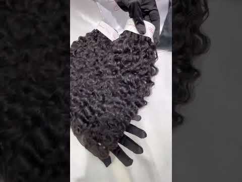 Burmese Curly Hair 3 Bundle Deals Mink Brazilian 100% Human Raw Hair